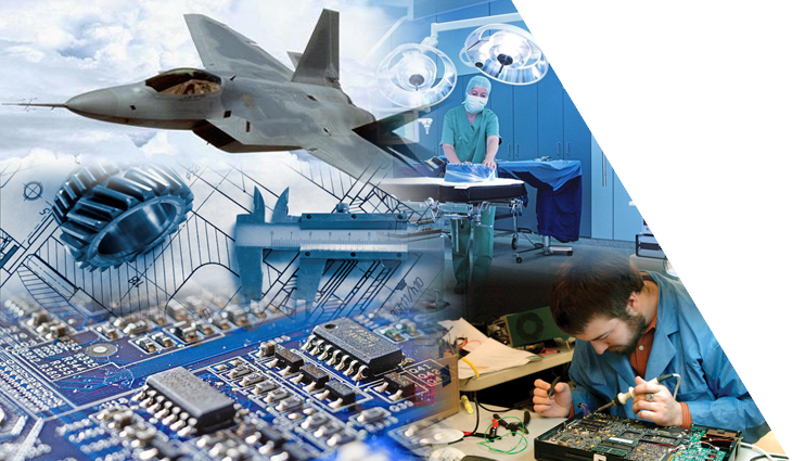 Military, Engineering, Manufacturing, and more